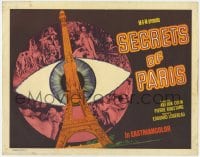 3b240 PARIS SECRET TC 1965 great montage with sexy naked French girls, Secrets of Paris!
