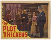 3b548 PLOT THICKENS LC 1936 detective Zasu Pitts as Hildgarde Withers & inspector James Gleason!