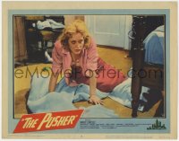 3b550 PUSHER LC #6 1959 Harold Robbins early drug movie, Daddy, if you love me you'll get me a fix!