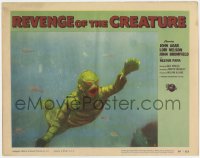 3b020 REVENGE OF THE CREATURE LC #4 1955 wonderful close up of the monster swimming underwater!