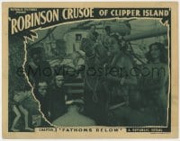 3b560 ROBINSON CRUSOE OF CLIPPER ISLAND chapter 3 LC 1936 Mamo Clark & depressed natives, Ray Mala!