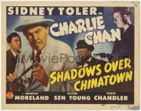 3b271 SHADOWS OVER CHINATOWN TC 1946 Sidney Toler as detective Charlie Chan, Mantan Moreland!
