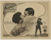 3b614 UNKNOWN CAVALIER LC 1926 romantic kiss close up of Ken Maynard & pretty Kathleen Collins!