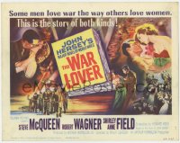 3b324 WAR LOVER TC 1962 Steve McQueen, Robert Wagner, Shirley Anne Field, B-17 bomber!