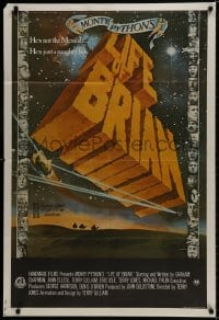3c202 LIFE OF BRIAN Aust 1sh 1979 Monty Python, Graham Chapman, different title art and design!