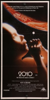 3c216 2010 Aust daybill 1984 sequel to 2001: A Space Odyssey, image of the starchild & Jupiter!