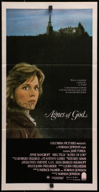 3c220 AGNES OF GOD Aust daybill 1986 directed by Norman Jewison, Jane Fonda, nun Meg Tilly!