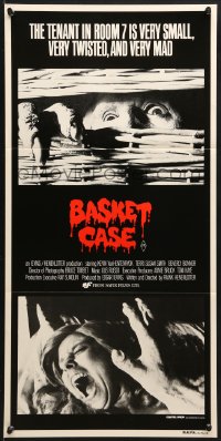 3c237 BASKET CASE Aust daybill 1982 the tenant in room 7 is very small, very twisted & VERY mad!