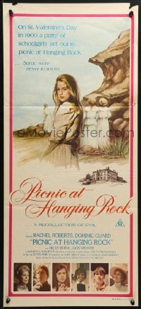 3c446 PICNIC AT HANGING ROCK Aust daybill 1975 Peter Weir classic about vanishing schoolgirls!