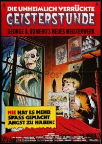 3c591 CREEPSHOW German 33x47 1983 Romero & Stephen King's tribute to E.C. Comics, Kamen-like art!