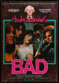 3c683 ANDY WARHOL'S BAD German 1977 Carroll Baker & King, sexploitation comedy, different!