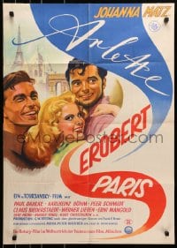 3c686 ARLETTE CONQUERS PARIS German 1953 German/French movie starring Carl Boehm!