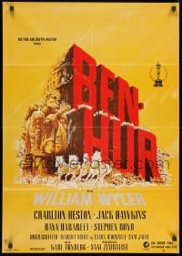 3c691 BEN-HUR German R1970s Charlton Heston, William Wyler classic religious epic!