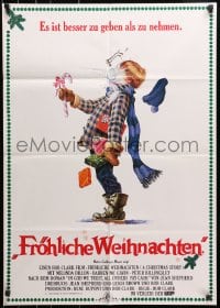 3c719 CHRISTMAS STORY German 1984 classic Christmas movie, best different artwork!