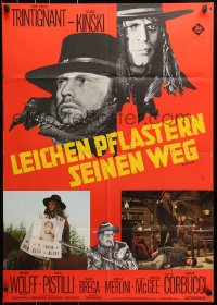 3c792 GREAT SILENCE German 1969 Corbucci, Kinski & Trintignant, spaghetti western!