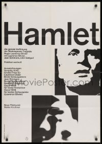 3c797 HAMLET German R1960s Laurence Olivier in William Shakespeare classic!
