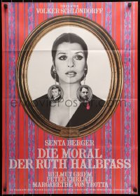 3c867 MORALS OF RUTH HALBFASS German 1972 cool portrait image of pretty Senta Berger!