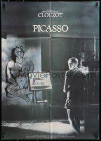 3c872 MYSTERY OF PICASSO German R1980s Le Mystere Picasso, Henri-Georges Clouzot & Pablo!