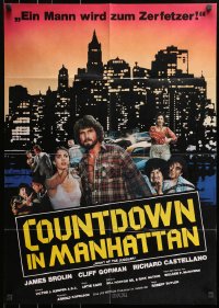 3c878 NIGHT OF THE JUGGLER German 1982 wild image of James Brolin and cast plus New York City!