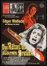 3c896 PSYCHO-CIRCUS German 1967 most horrifying syndicate of evil, cool art of sexy girl terrorized
