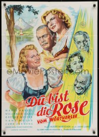 3c904 ROSE OF THE MOUNTAIN German 1952 Hubert Marischka's Du Bist Die Rose Vom Worthersee!