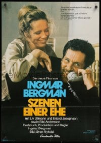 3c910 SCENES FROM A MARRIAGE German 1975 Bergman, marvelous image of Liv Ullmann, Erland Josephson!
