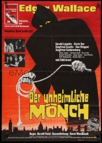 3c919 SINISTER MONK German 1965 Der unheimliche Monch, Harald Reinl directed horror!