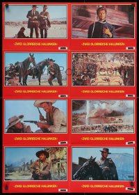 3c640 GOOD, THE BAD & THE UGLY German LC poster 1967 Clint Eastwood, Van Cleef, Wallach, Leone classic!
