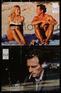 3c038 5X2 6 French LCs 2004 different images of Francois Ozon, Valeria Bruni Tedeschi!