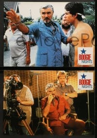 3c065 BOOGIE NIGHTS 12 French LCs 1997 Burt Reynolds, Julianne Moore, Wahlberg as Dirk Diggler!