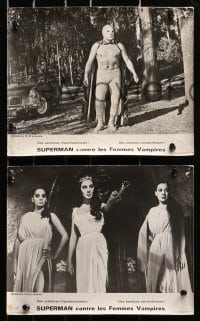 3c071 SAMSON VERSUS THE VAMPIRE WOMEN 16 French LCs 1966 Mexican masked wrestler Santo!