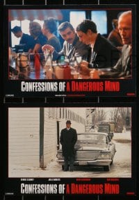 3c017 CONFESSIONS OF A DANGEROUS MIND 6 Swiss LCs 2003 cool images of Sam Rockwell as Chuck Barris!