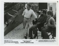 3d519 HERBERT ROSS signed 8x10.25 still 1982 directing on the set of I Ought To Be In Pictures!