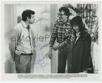3d521 HERBERT ROSS signed candid 8x10 still 1978 directing Matthau & May in California Suite!