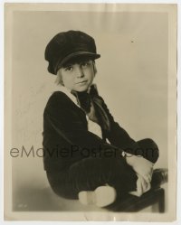 3d527 JACKIE COOGAN signed 8x10.25 still 1922 signing with MGM with a $500,000 bonus!