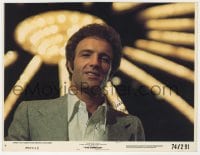 3d529 JAMES CAAN signed 7.75x10 mini LC #7 1974 best close portrait from The Gambler!