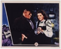 3d855 JANE ADAMS signed color 8x10 REPRO still 2001 lobby card with Rondo Hatton in The Brute Man!