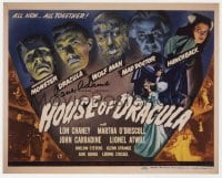 3d854 JANE ADAMS signed color 8x10 REPRO still 2001 cool title card image from House of Dracula!