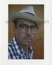 3d857 JASON LEE signed color 8x10 REPRO still 2000s head & shoulders portrait wearing glasses & hat!