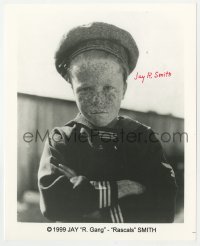 3d539 JAY R. SMITH signed 8x10 publicity still 1999 great portrait in sailor suit from Our Gang!