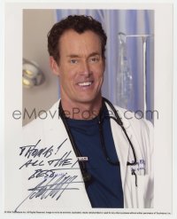3d872 JOHN C. MCGINLEY signed color 8x10 REPRO still 2004 portrait as Dr. Perry Cox in TV's Scrubs!