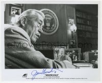 3d554 JOHN HUSTON signed 8.25x10 still 1979 great close up in the Oval Office in Winter Kills!