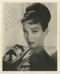 3d567 KATHRYN GRANT signed deluxe 8x10 still 1950s portrait when she was Mrs. Bing Crosby!