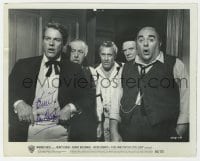 3d570 KEVIN MCCARTHY signed 8x10 still 1966 c/u with his co-stars in Big Hand for the Little Lady!