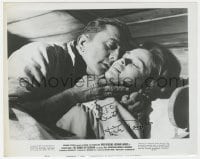 3d572 KIRK DOUGLAS signed 8.25x10.25 still 1966 close up with Ulla Jacobsson in Heroes of Telemark!