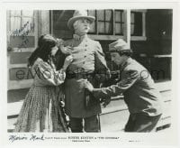 3d911 MARION MACK signed 8.25x9.75 REPRO still 1983 great close up with Buster Keaton in The General!