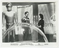 3d603 MELBOURNE A. ARNOLD signed 8x10 TV still R1960s The Day the Earth Stood Still special FX man!