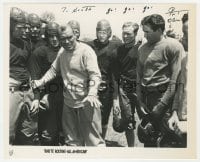 3d939 PAT O'BRIEN signed 8.25x10 REPRO still 1970s coaching football in Knute Rockne - All American!