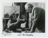 3d630 PETER MEDAK signed 8x10.25 still 1980 directing Melvyn Douglas on the set of The Changeling!
