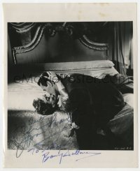 3d635 QUEEN BEE signed 8x10 still 1955 by BOTH Joan Crawford AND Barry Sullivan, photo by Kornman!